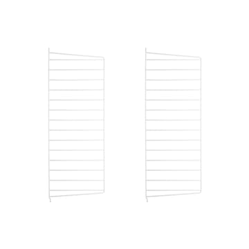 String veggavl - hvit, 75x30 cm, 2-pk - String
