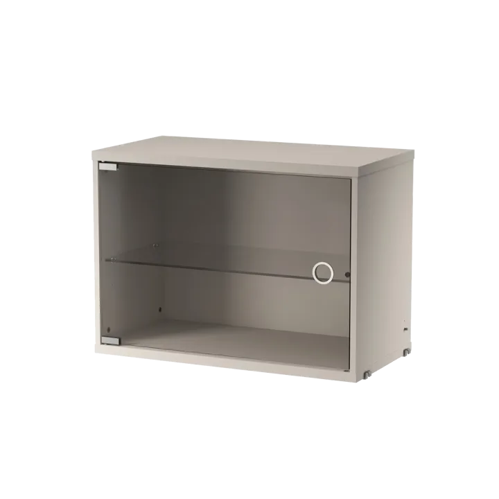 String vitrineskap - Beige, 58x30 cm - String