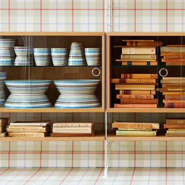 String vitrineskap - Eik, 78x30 cm - String