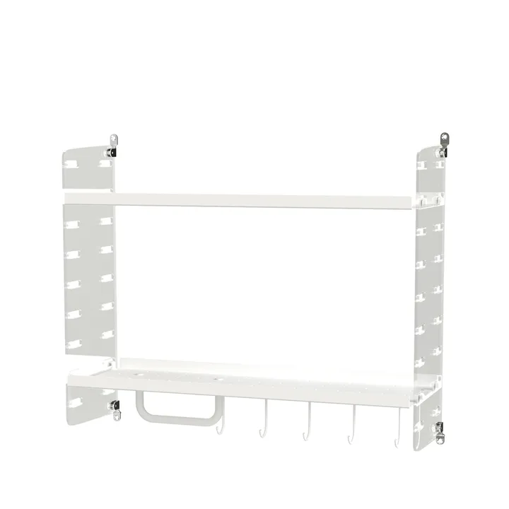 Stringhylle bad hvit & plex - Kombinasjon F - undefined - String