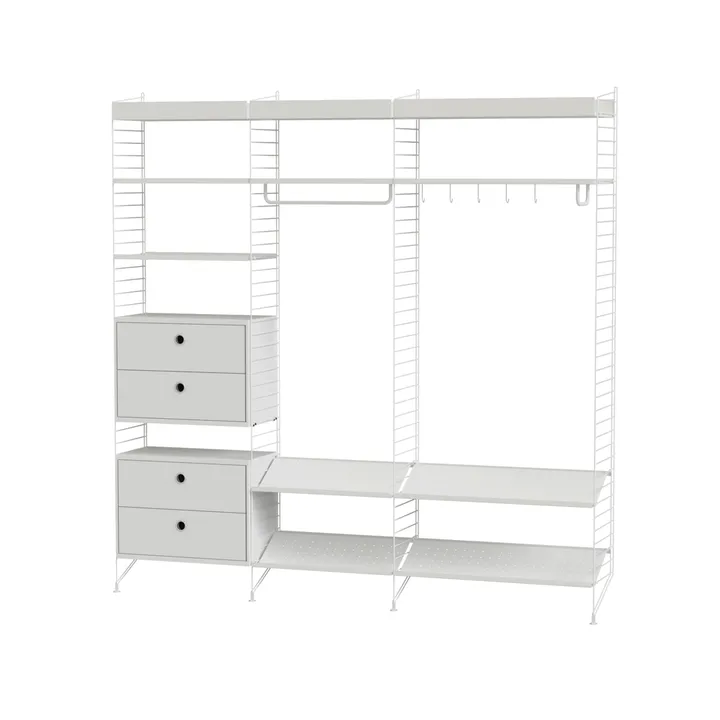 Stringhylle gang hvit - Kombinasjon P - undefined - String