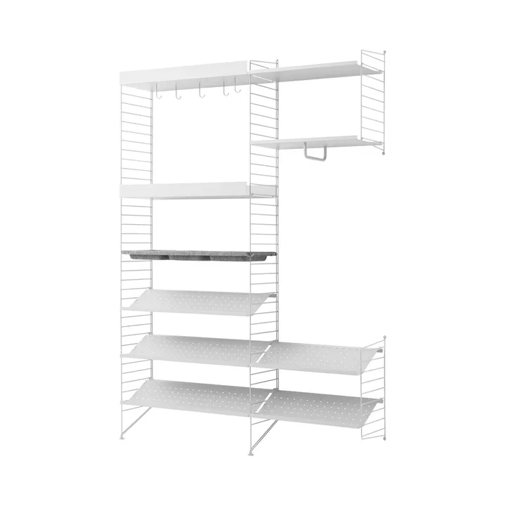 Stringhylle kombinasjon D - hvit - undefined - String