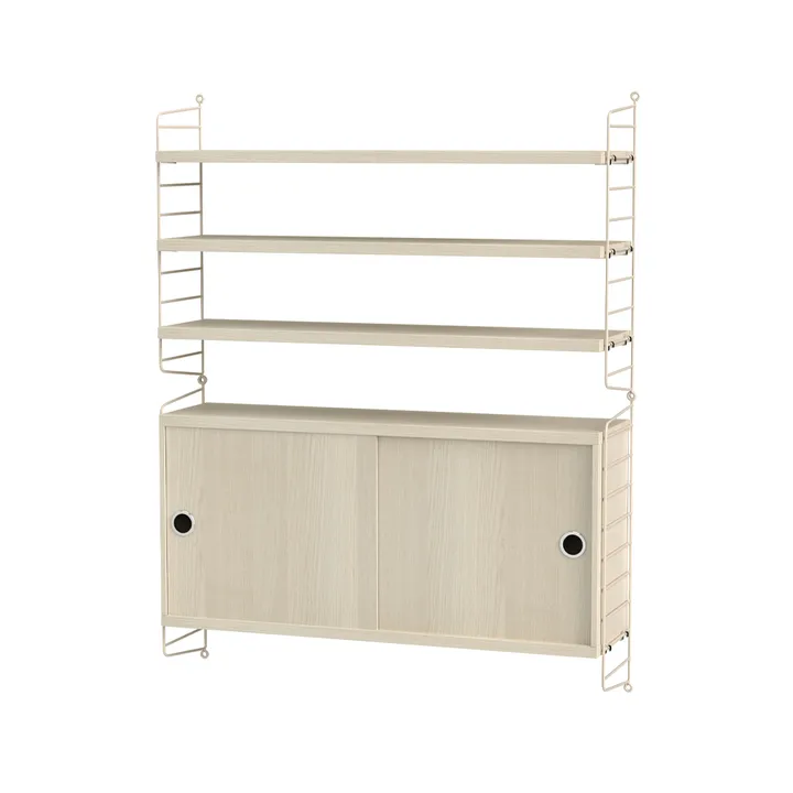 Stringhylle stue ask & beige - Kombinasjon I - undefined - String