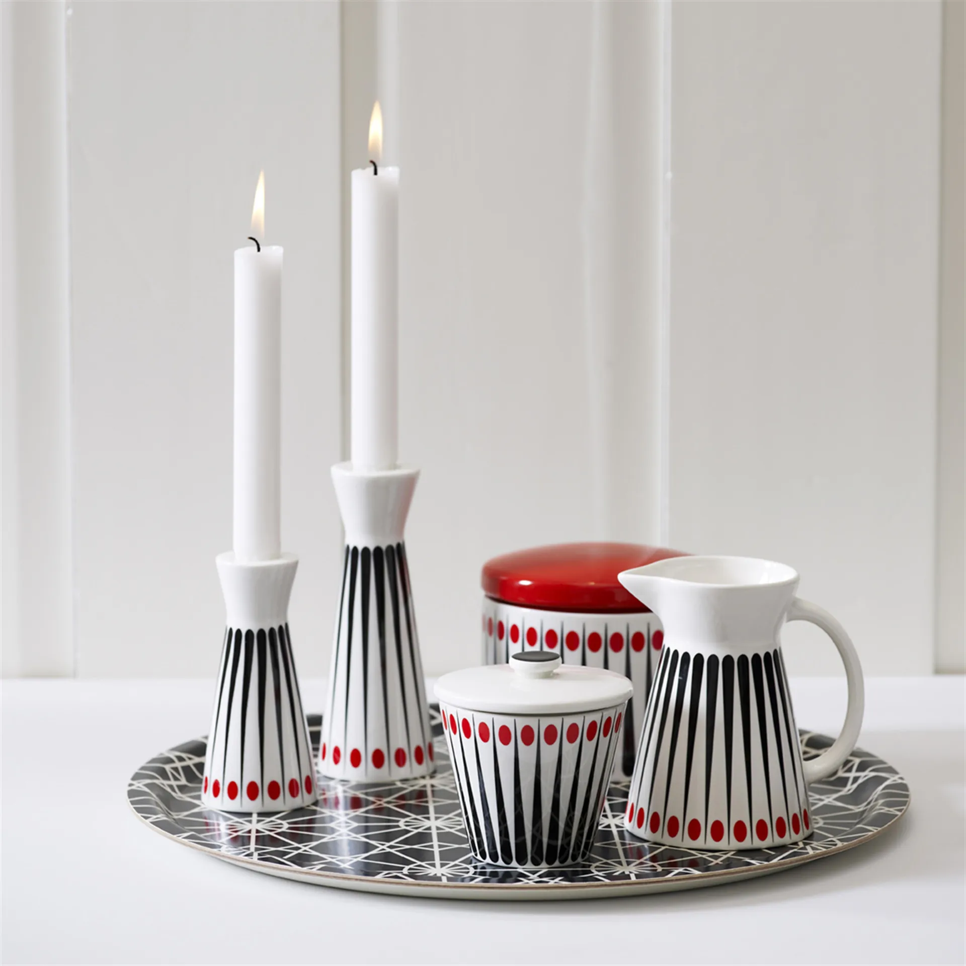 Amanda boks, hvit-tomat 10 cm Superliving