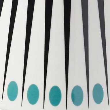 Amanda fløtemugge, hvit-aqua Superliving