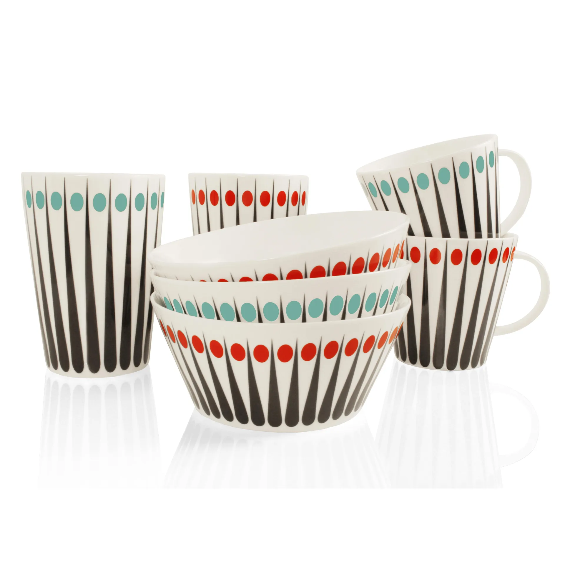 Amanda tekrus, hvit-aqua Superliving