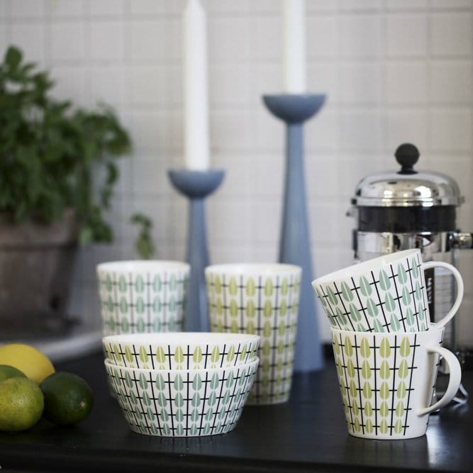 Olivia krus, hvitt-lime Superliving