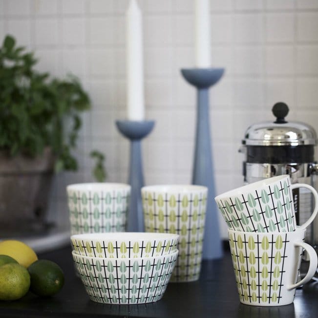 Olivia krus, hvitt-mint Superliving