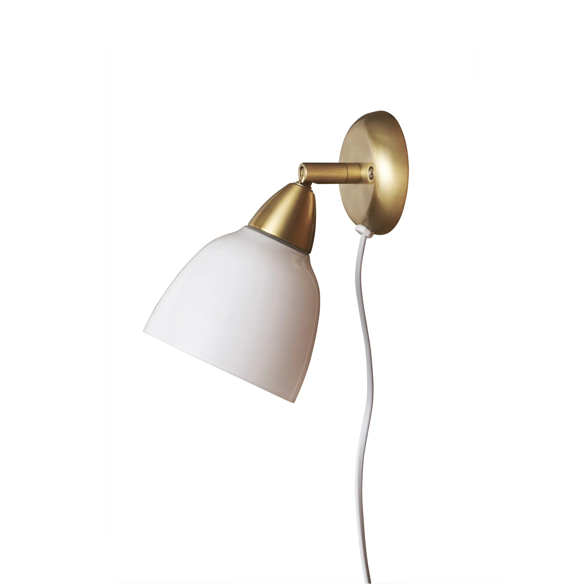 Urban kort vegglampe, Brushed Brass Superliving