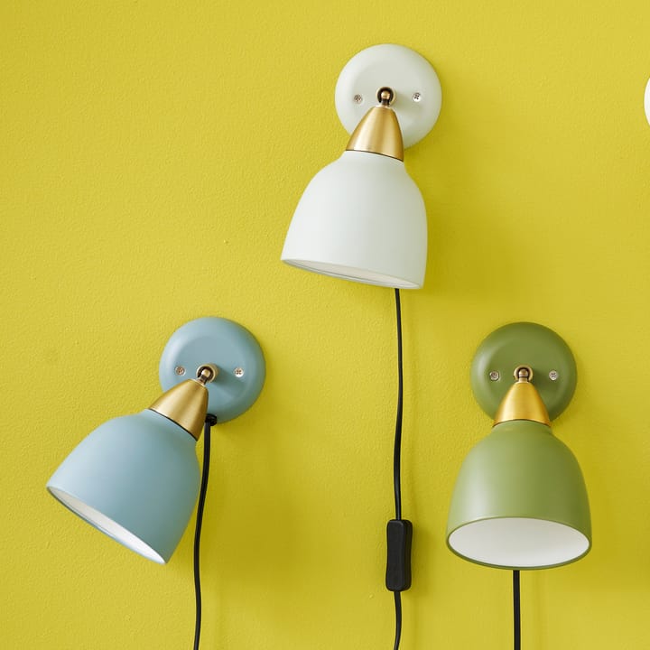 Urban vegglampe kort arm, Matt mineral blue (blå) Superliving