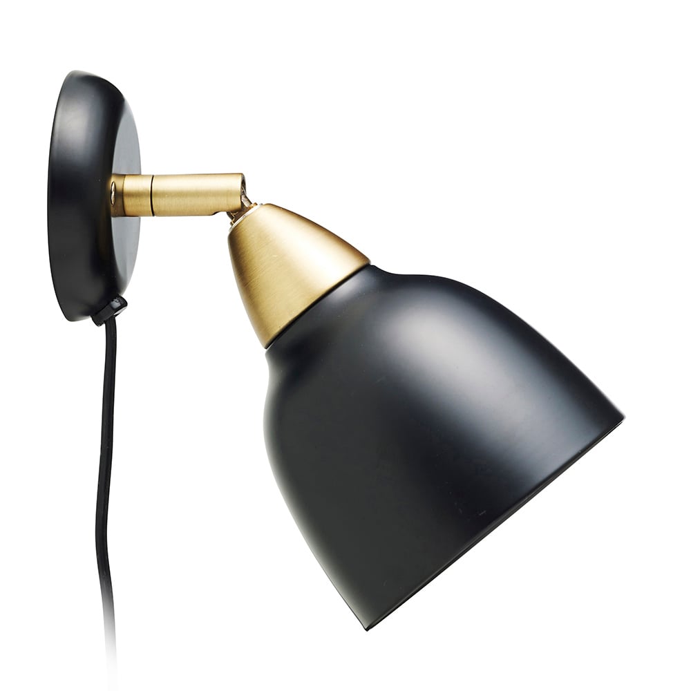 Bilde av Superliving Urban vegglampe kort arm Matt real black (svart)