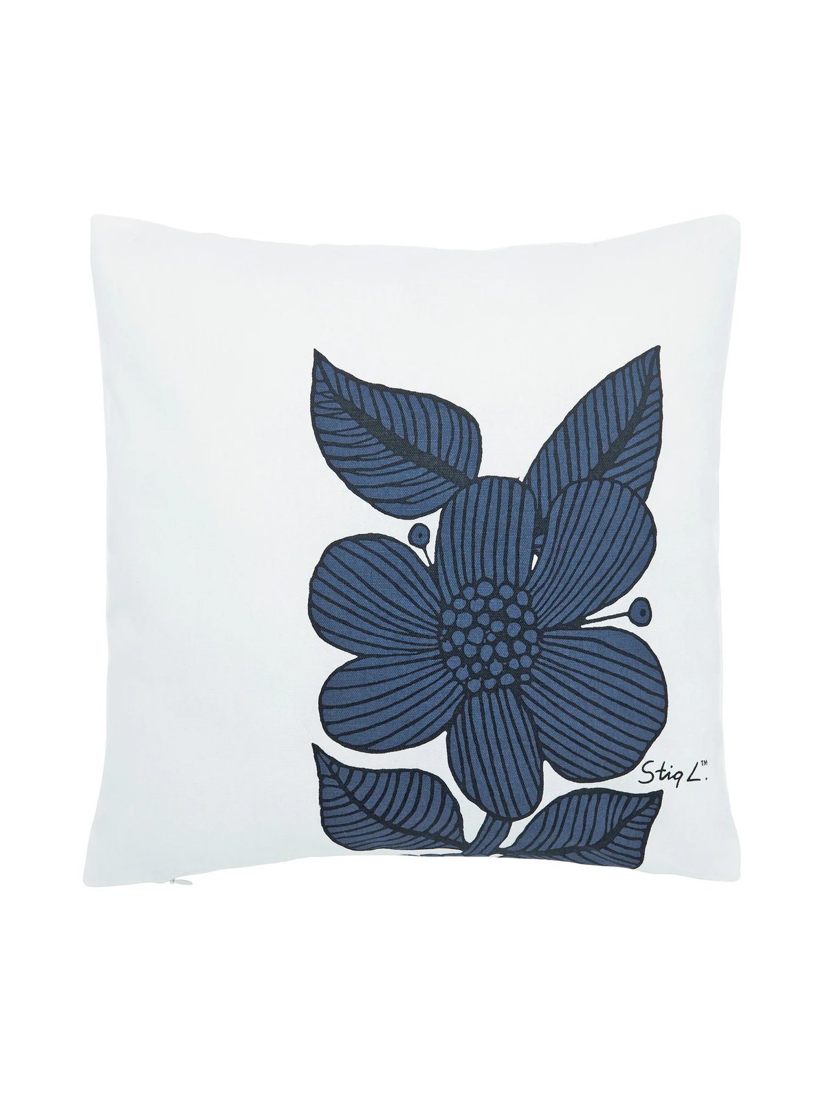 Bilde av Svanefors Aster putetrekk 45x45 cm Blå