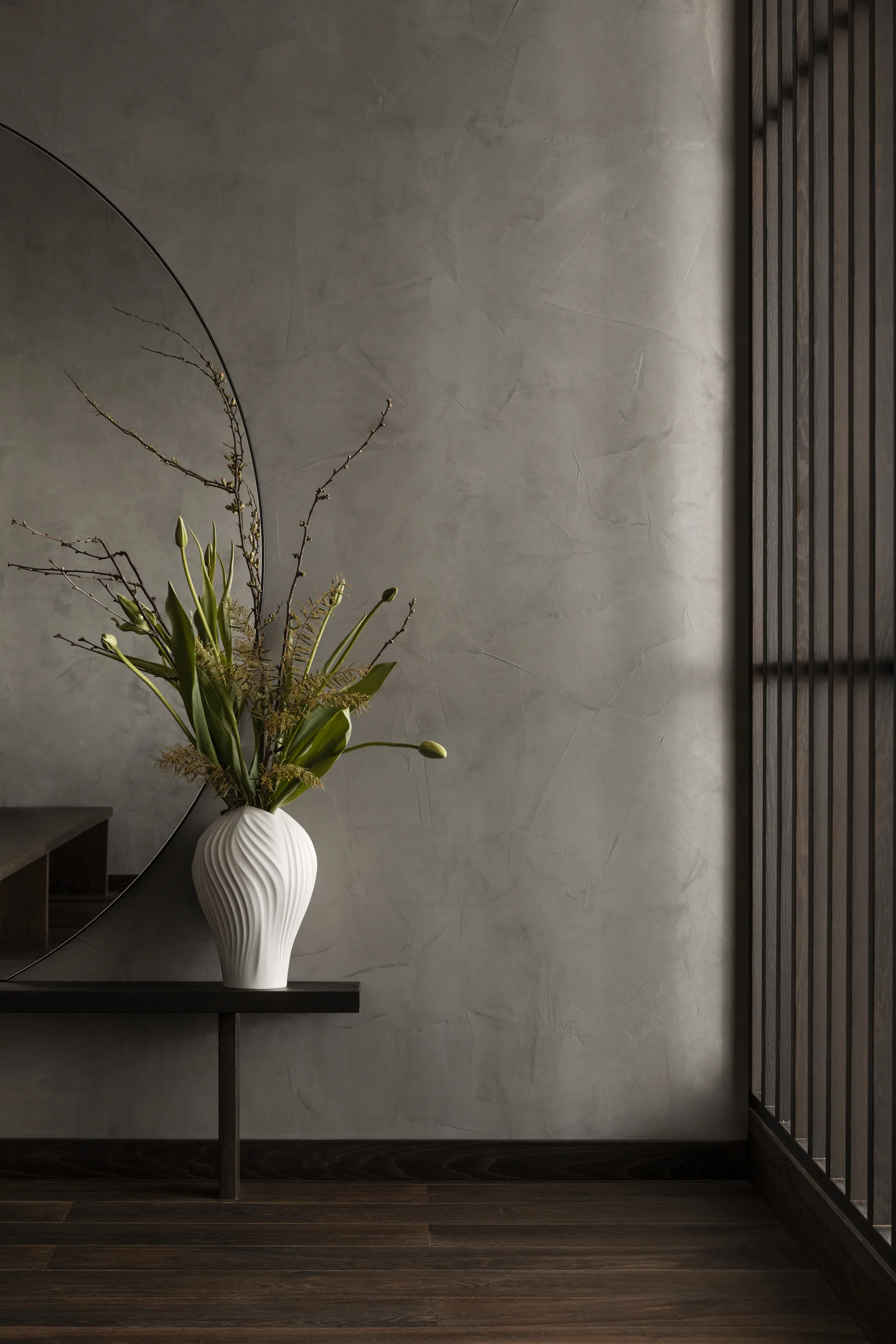 Anna vase liten 31 cm, Hvit Swedese