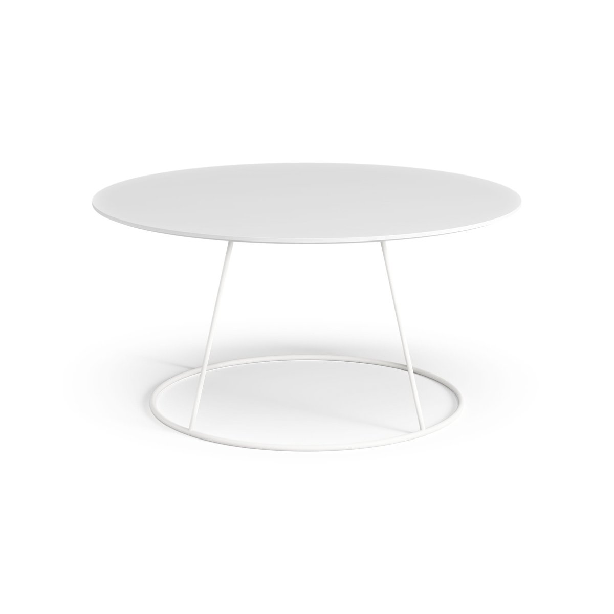 Bilde av Swedese Breeze bord glatt plate Ø 80 cm Hvit