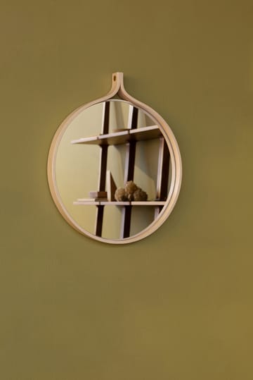 Comma Speil rund Ø 40 cm - Lakkert ask - Swedese