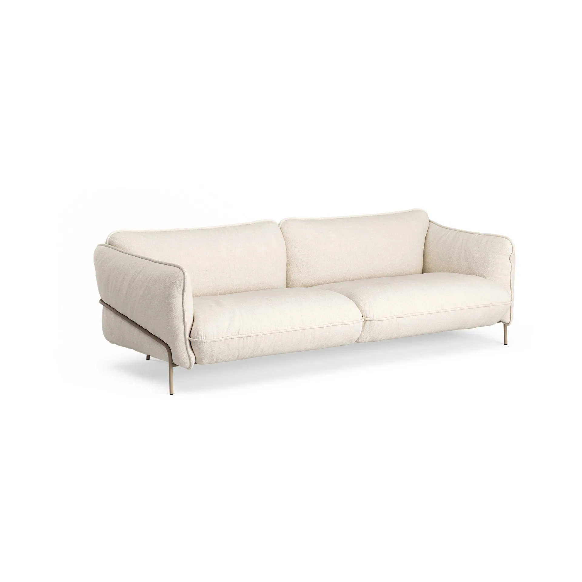 Continental sofa, Sealife Ivory/sand-nutmeg Swedese