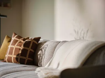 Continental sofa - Wave Champagne-svartlakkeret stål - Swedese