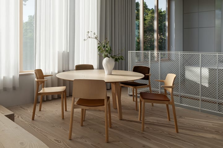 Divido bord Ø 120 cm, Lakkert ask Swedese