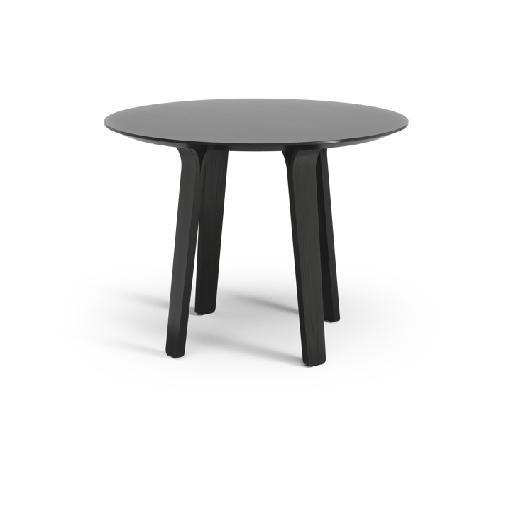 Divido spisebord, ask sort lasur, ø 95 cm Swedese