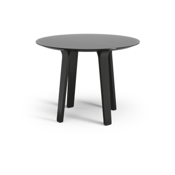 Divido spisebord - ask sort lasur, ø 95 cm - Swedese