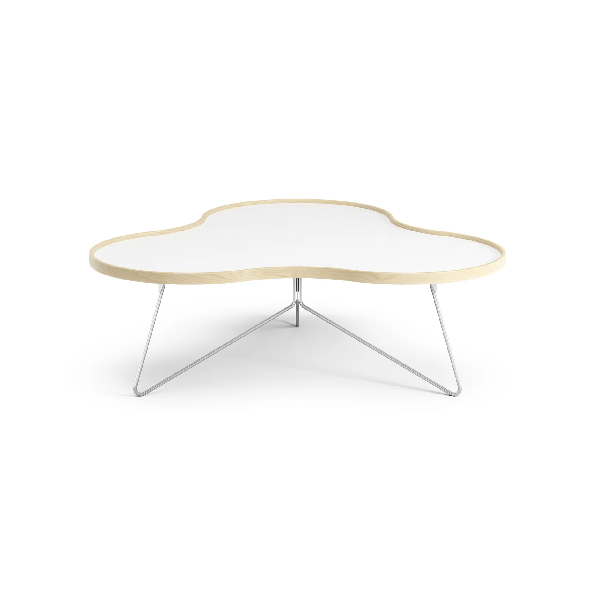 Flower bord 107x114 cm, H 39 cm Lakkert bjørk Swedese