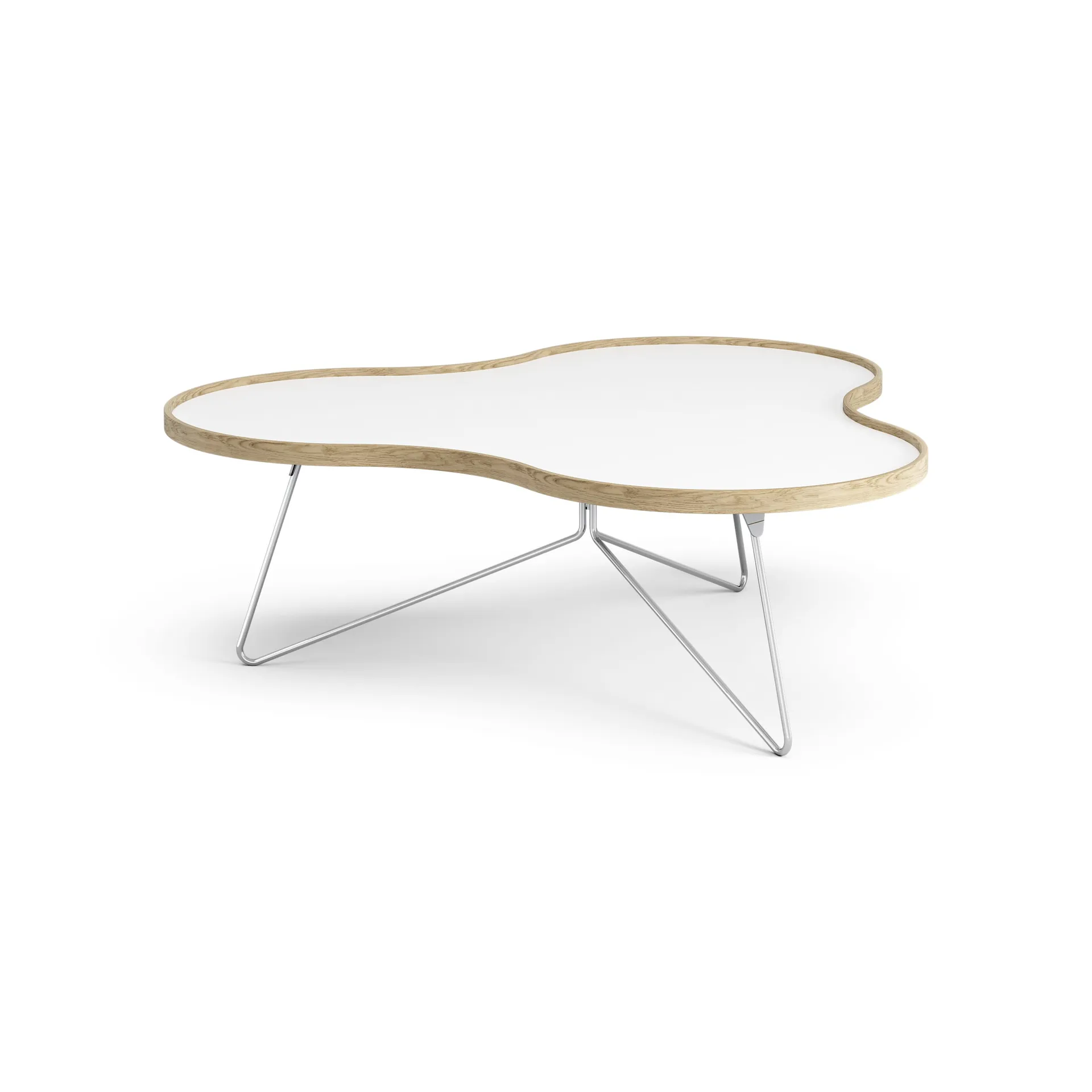 Flower bord 107x114 cm, H 39 cm Lakkert eik Swedese