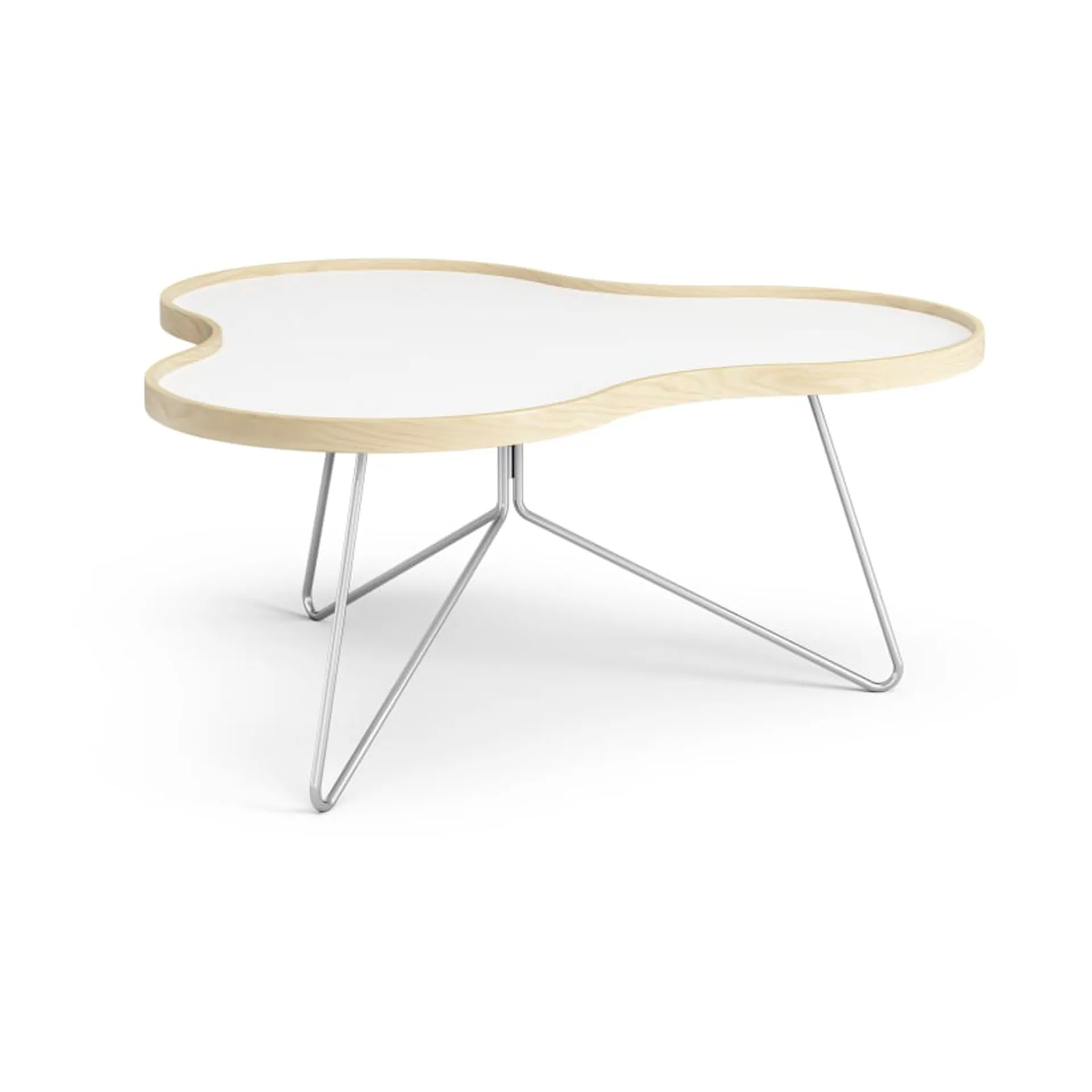 Flower bord 84x90 xm, H 39 cm Lakkert bjørk Swedese