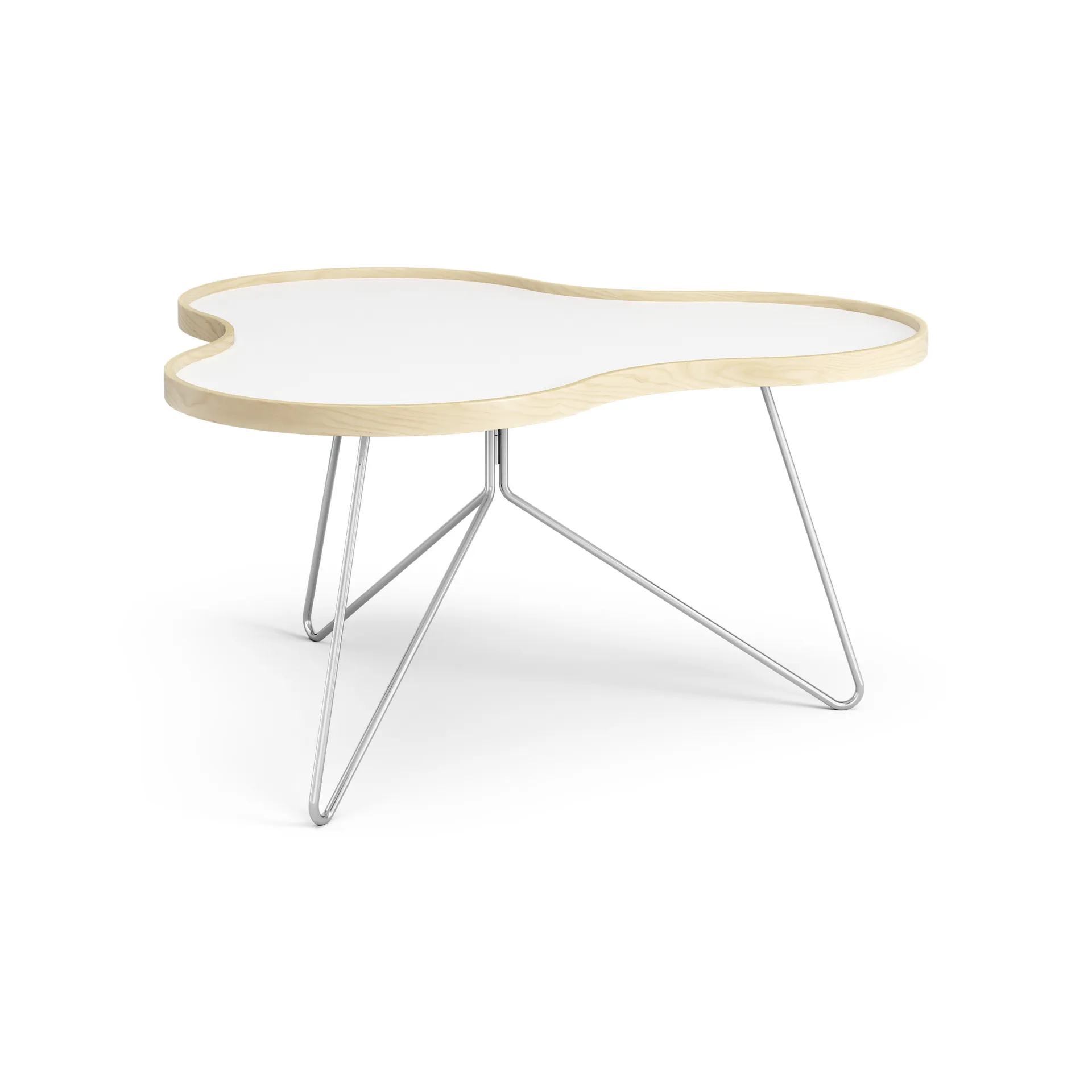 Flower bord 84x90 xm, H 45 cm Lakkert bjørk Swedese