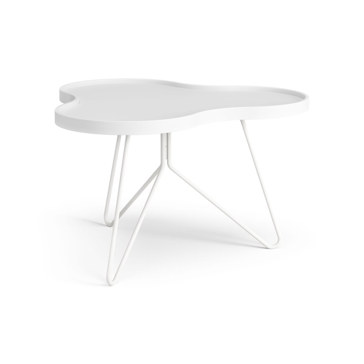 Bilde av Swedese Flower mono bord 62 x 66 cm H 39 cm Hvitlasert ask