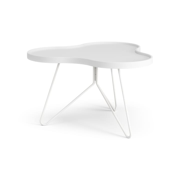 Flower mono bord 62 x 66 cm, H 39 cm Hvitlasert ask Swedese