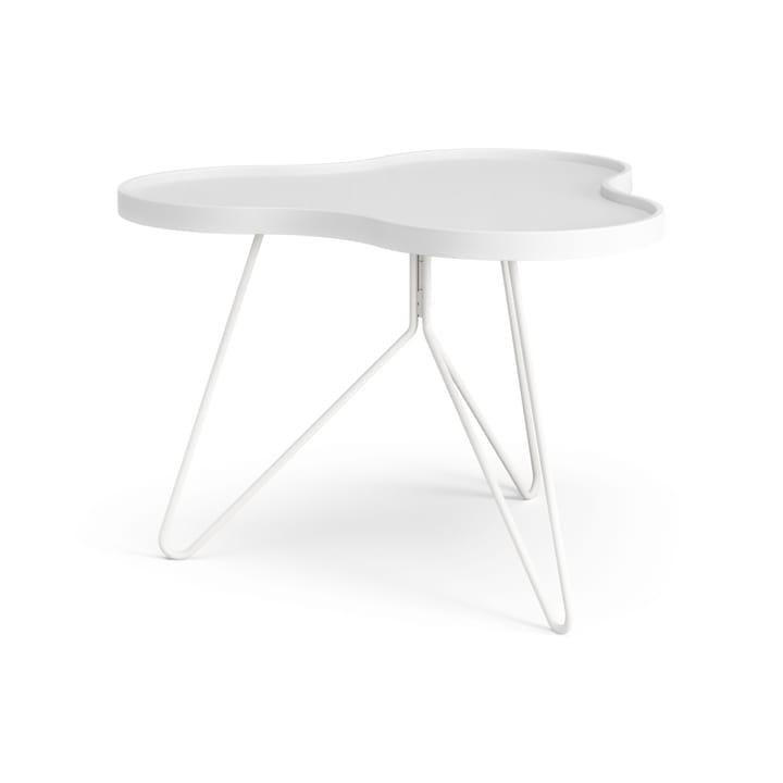 Flower mono bord 62 x 66 cm, H 45 cm Hvitlasert ask Swedese