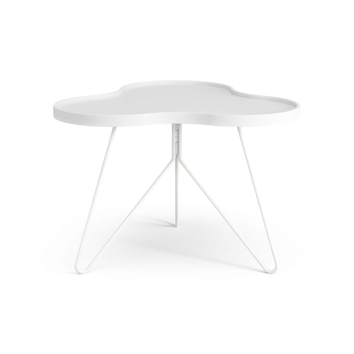 Flower mono bord 62 x 66 cm, H 45 cm Hvitlasert ask Swedese