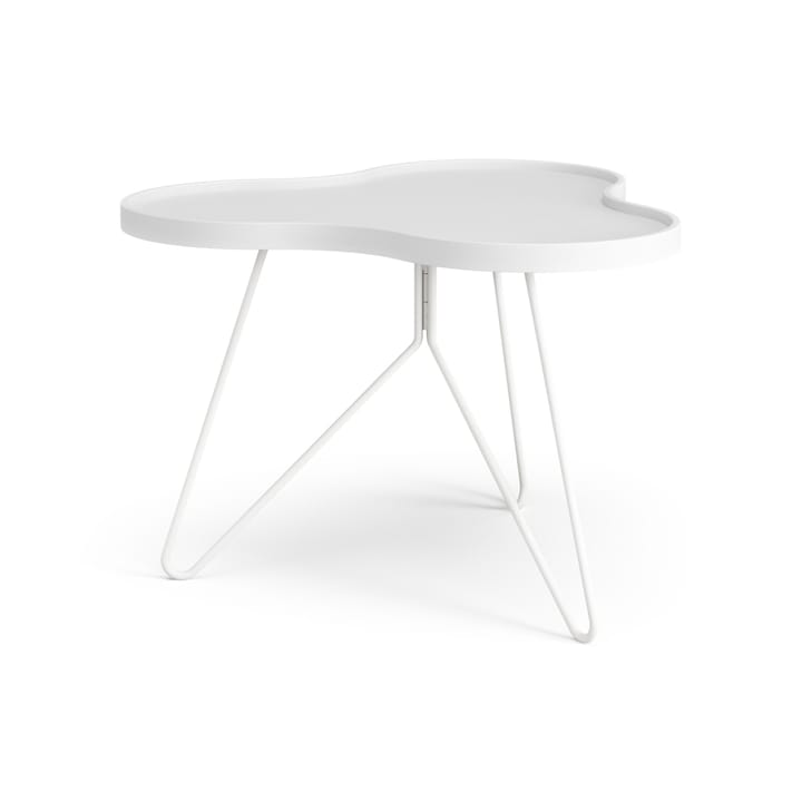 Flower mono bord 62 x 66 cm, H 45 cm Hvitlasert ask Swedese