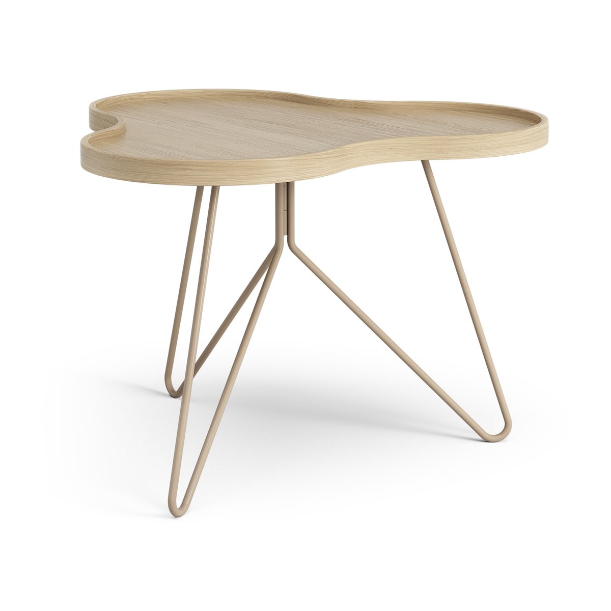 Bilde av Swedese Flower mono bord 62 x 66 cm H45 Eik lakkert-nutmeg RAL1019