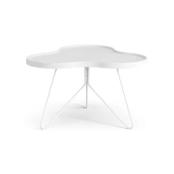 Flower mono bord 62x66 cm - H39 cm Ask hvitlasert - Swedese
