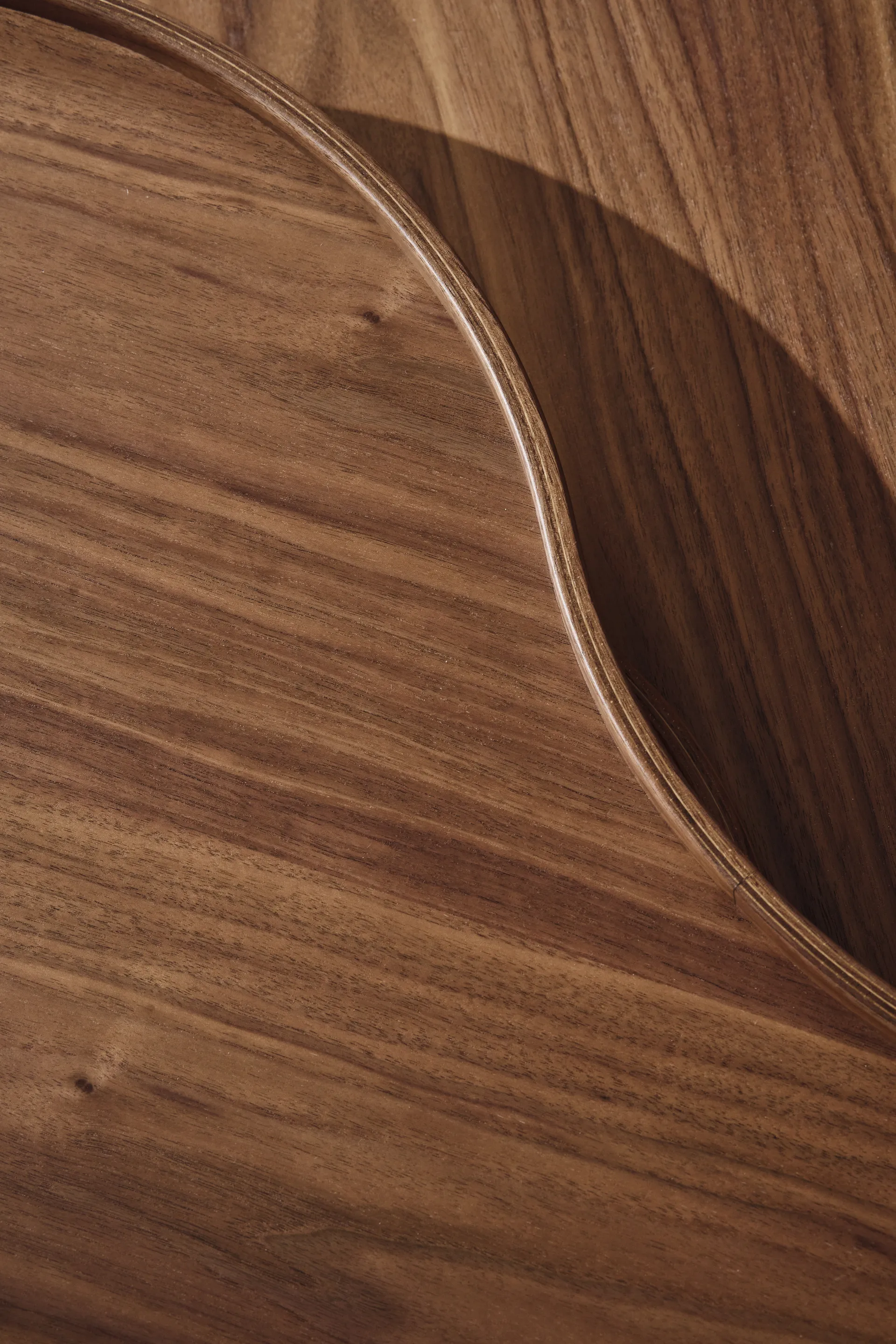 Flower mono bord Special Edition 107x114 cm, H39 cm-lakkert valnøtt-krommet stål Swedese