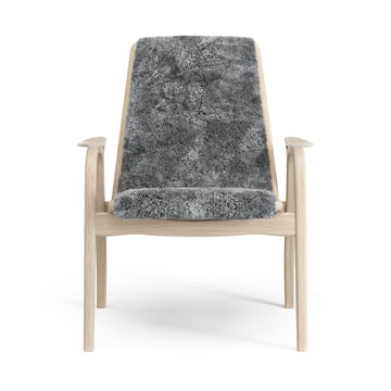 Laminett lenestol hvitpigmentert eik/saueskinn - Scandinavian Grey (grå) - Swedese