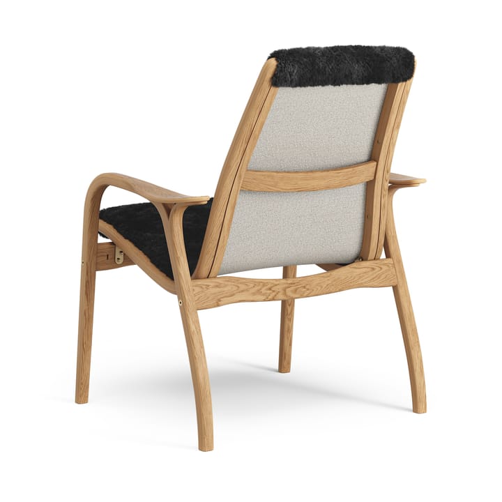 Laminett lenestol oljet eik/saueskinn, Black (sort) Swedese