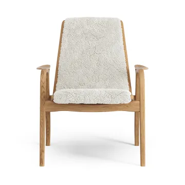 Laminett lenestol oljet eik/saueskinn - Offwhite (hvit) - Swedese