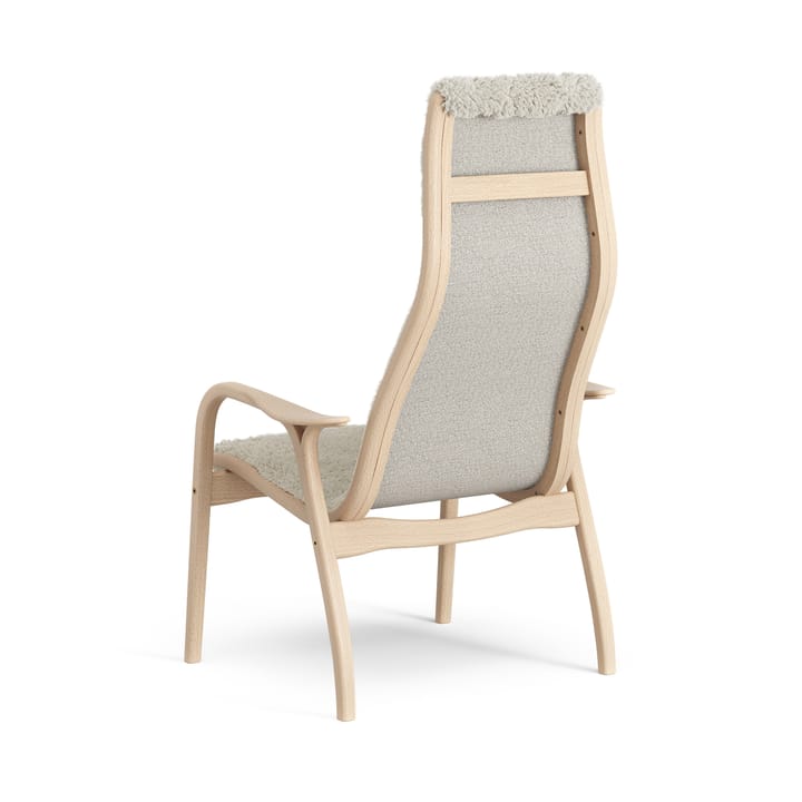 Lamini barnelenestol lakkert bøk/saueskinn, Moonlight (beige) Swedese