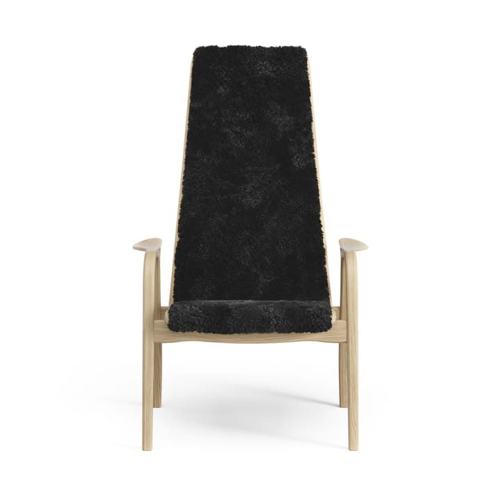 Lamini barnelenestol lakkert eik/saueskinn, Black (sort) Swedese