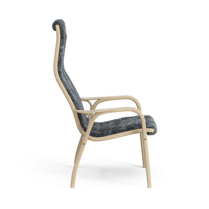 Lamini barnelenestol lakkert eik/saueskinn, Charcoal (mørk grå) Swedese