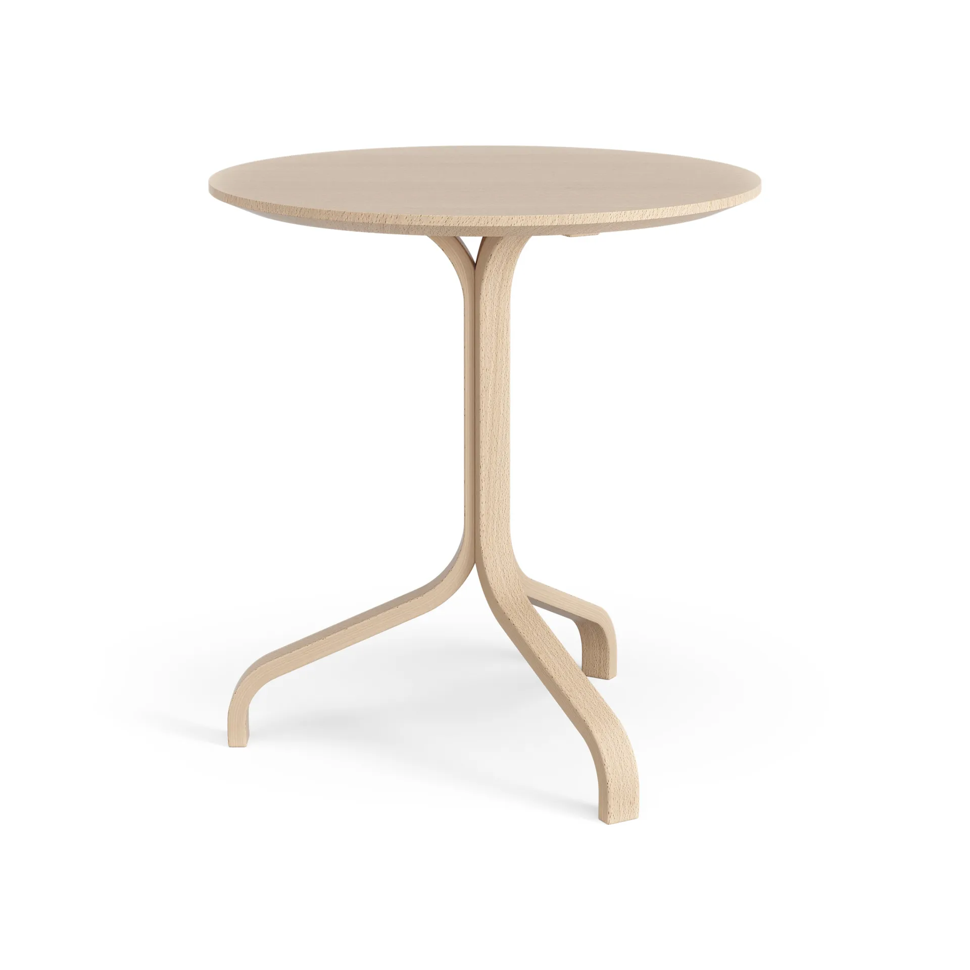 Lamino bord Ø46x49 cm, Bøk lakkert Swedese