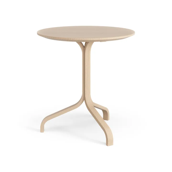 Lamino bord Ø46x49 cm - Bøk lakkert - Swedese