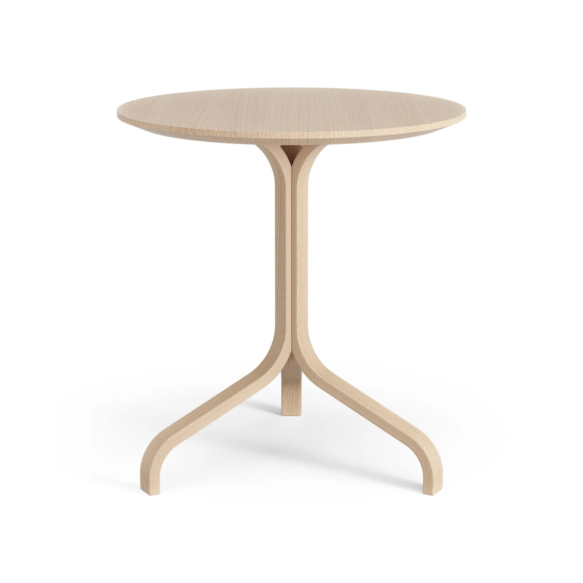 Lamino bord Ø46x49 cm, Bøk lakkert Swedese