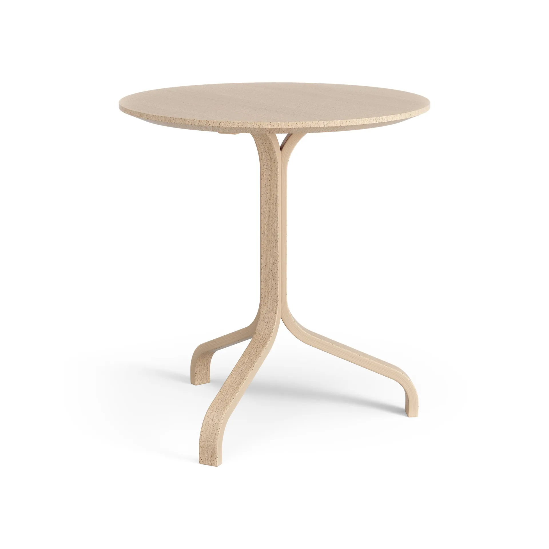 Lamino bord Ø46x49 cm, Bøk lakkert Swedese