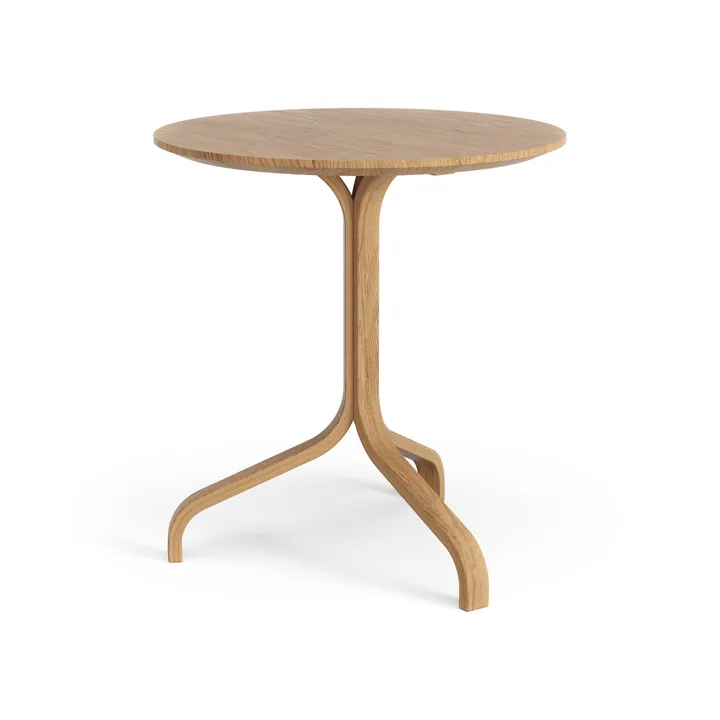 Lamino bord Ø46x49 cm - Eik oljet - Swedese