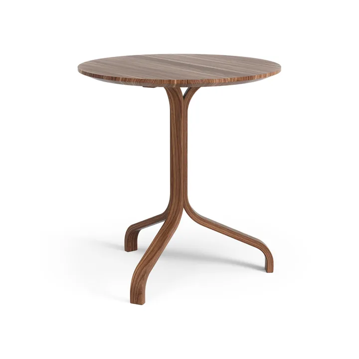 Lamino bord Ø46x49 cm - Valnøtt oljet - Swedese