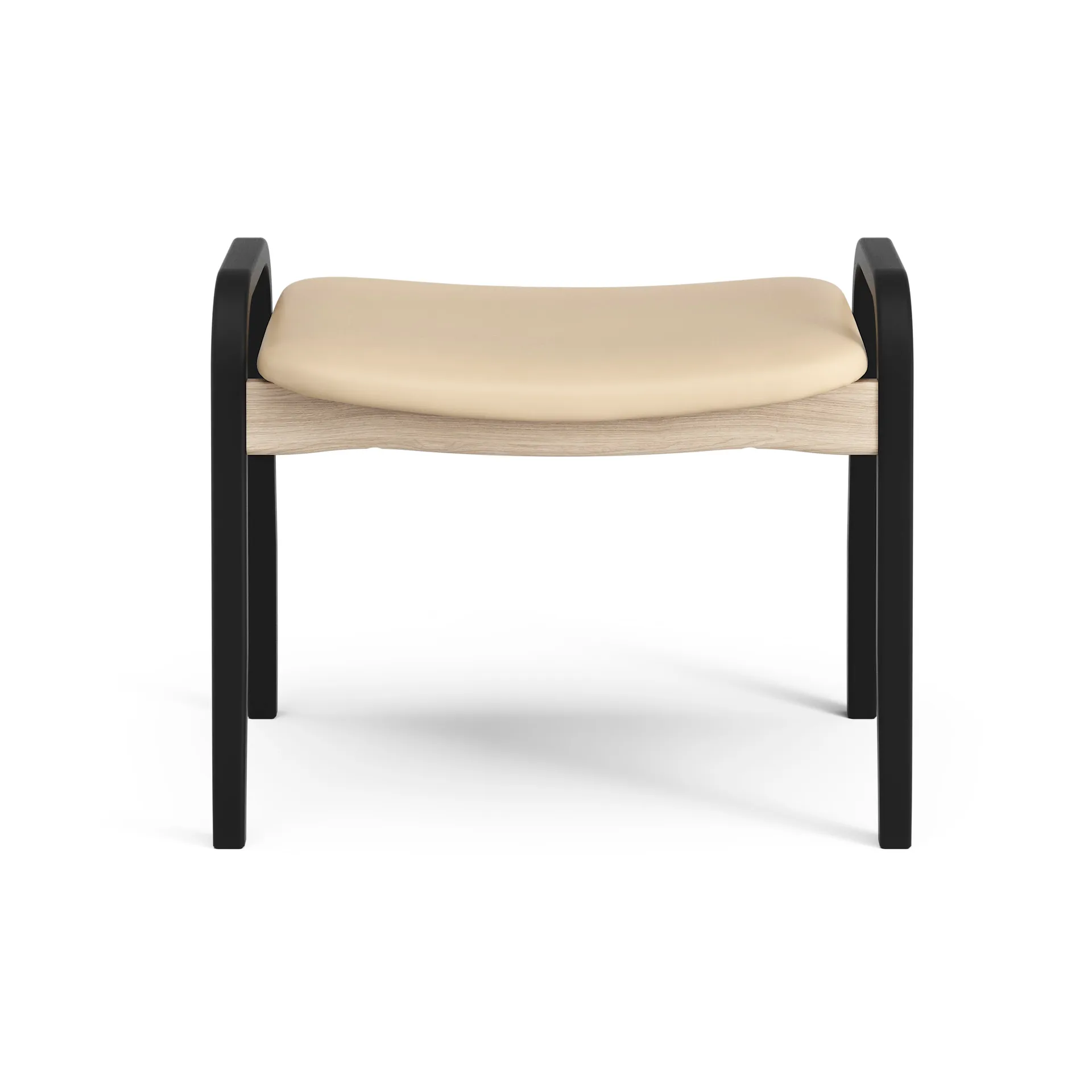 Lamino Duality fotskammel, Svartlasert Swedese