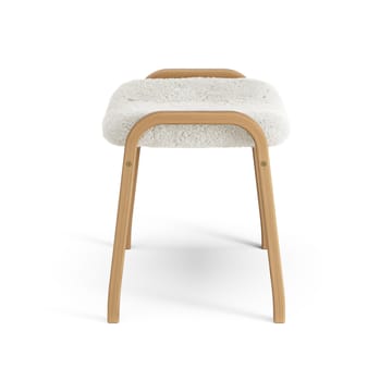 Lamino fotskammel oljet eik/saueskinn - Off-white (hvit) - Swedese